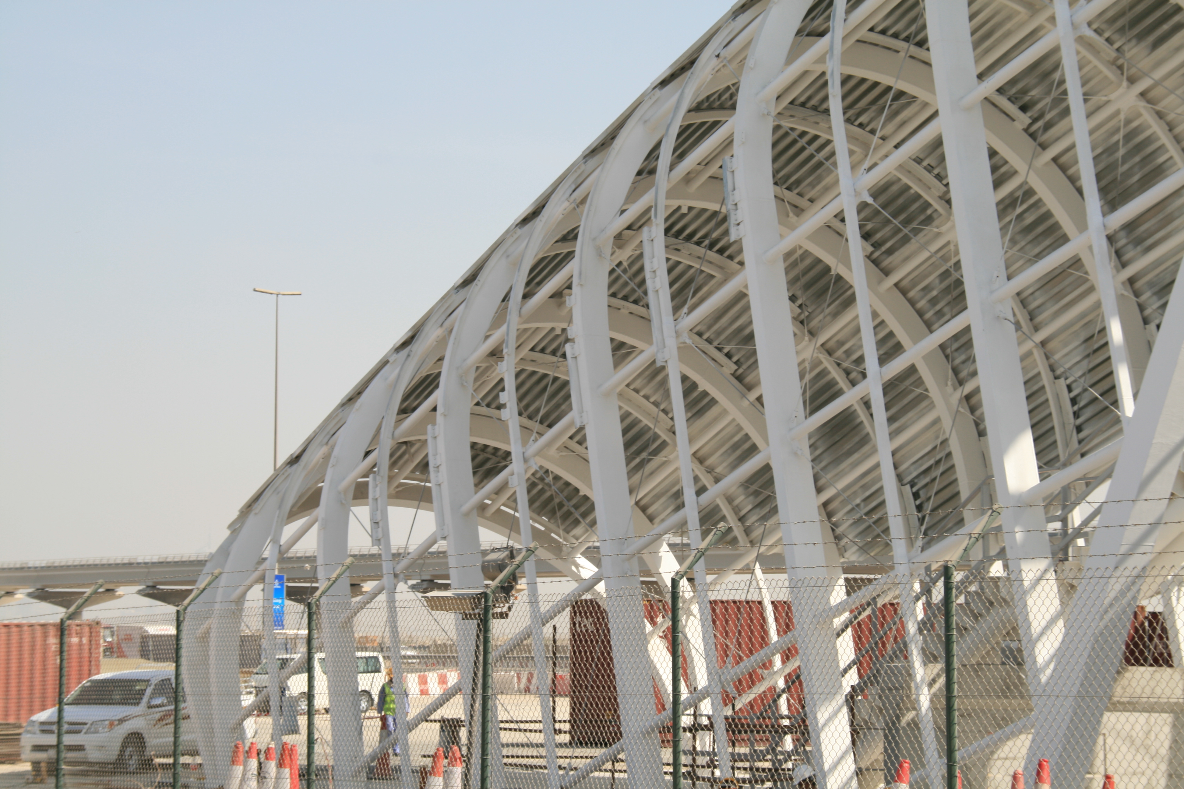 Entrance Canopy Of Dubai Metro - Dubai - Uae